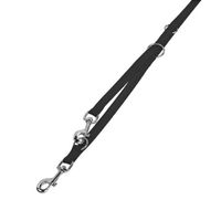 Produktbild von Nobby Führleine Classic Schwarz für Hunde aus Gurtband 200 cm x 15 mm - 2 m