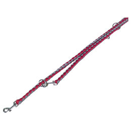 Produktbild von Nobby Führleine Corda aus Nylon in Rot-Grau mit 200 cm Länge - 200 cm