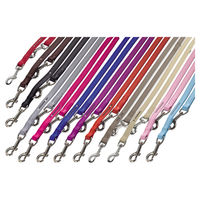 Produktbild von Nobby Führleine Crystal aus Kunstleder für Hunde Schwarz 200 cm - 1 Stk.