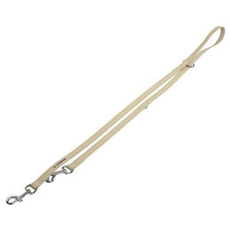Produktbild von Nobby Führleine Crystal aus Kunstleder in Beige 200 cm x 16 mm - 2 m