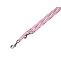 Produktbild von Nobby Führleine Crystal für Hunde aus Kunstleder Rosa Weiß Größe L - 1 Stk.