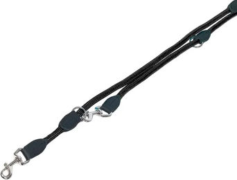 Nobby Führleine Fun Royal für Hunde Schwarz Nylon 200 cm L – Bild 1 von 2