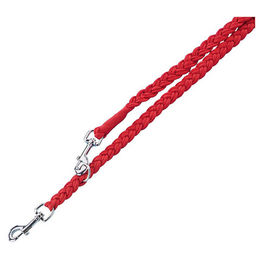 Nobby Führleine für Hunde aus Nylon geflochten rot 200 cm x 25 mm – Bild 1 von 5