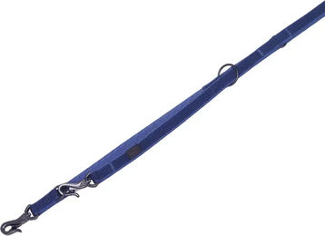 Produktbild von Nobby Führleine Linen Deluxe aus Nylon Blau Silber 200 cm - 200 cm