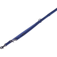 Produktbild von Nobby Führleine Linen Deluxe aus Nylon Blau Silber 200 cm - 200 cm