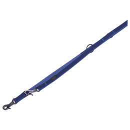 Produktbild von Nobby Führleine Linen Deluxe aus Nylon für Hunde Blau 200 cm