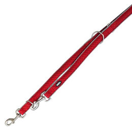 Nobby Führleine Mesh Air rot M-L aus Nylon wasserabweisend - 200 cm – Bild 1 von 2