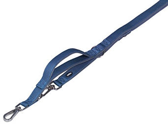 Produktbild von Nobby Führleine mit Kurzführer Classic Preno Royal für Hunde aus Nylon Blau 200 cm