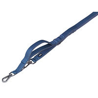 Produktbild von Nobby Führleine mit Kurzführer Classic Preno Royal für Hunde aus Nylon Blau 200 cm