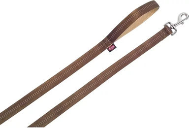Nobby Führleine Soft Grip aus Nylon Braun 200 cm x 20 mm – Bild 1 von 3