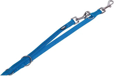 Produktbild von Nobby Führleine Soft Grip aus Nylon für Hunde Blau Größe M-L - 200 cm