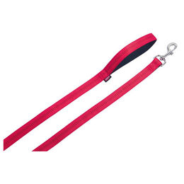 Produktbild von Nobby Führleine Soft Grip aus Nylon in Rot 180 cm x 15 mm - 1 Stk.