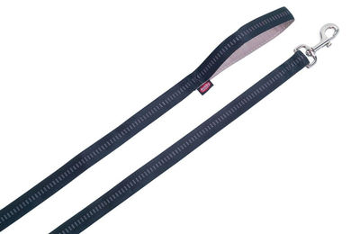 Nobby Führleine Soft Grip aus Nylon Schwarz L 120 cm 15 mm - 1 Stk. – Bild 1 von 4