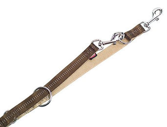 Nobby Führleine Soft Grip für Hunde aus Nylon Braun 200 cm – Bild 1 von 3