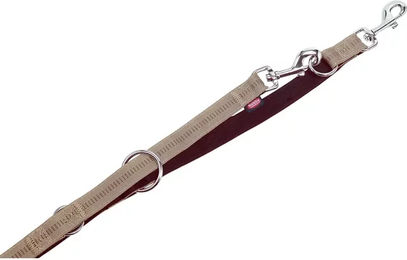 Nobby Führleine Soft Grip für Hunde aus Nylon in Beige/Braun 200 cm – Bild 1 von 3