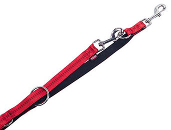 Nobby Führleine Soft Grip für Hunde aus Nylon in Rot, Größe L, 200 cm – Bild 1 von 3