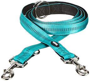 Nobby Führleine Soft Grip für Hunde aus Nylon in Türkis 200 cm – Bild 1 von 3