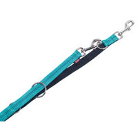 Produktbild von Nobby Führleine Soft Grip für Hunde aus Nylon in Türkis L 200 cm x 20 mm - 200 cm