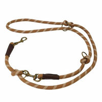 Produktbild von Nobby Führleine Sporty für Hunde aus Leder beige 200 cm - 2 m