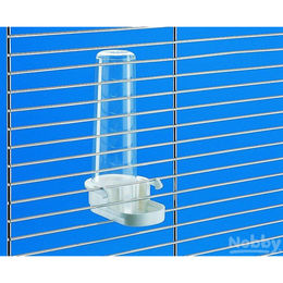Produktbild von Nobby Futter- und Wasserautomat für Vögel aus Kunststoff in Weiß und Transparent