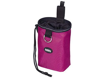 Nobby Futterbeutel Rio Himbeere aus Nylon in Rosa Ø 11 x 14 cm – Bild 1 von 6