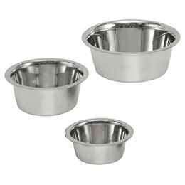 Nobby Futternapf aus Edelstahl Silber 4,0 l – Bild 1 von 2