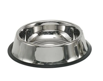 Nobby Futternapf aus Edelstahl silber rutschfest - 0,7 l – Bild 1 von 3