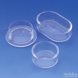 Produktbild von Nobby Futternapf aus Kunststoff transparent oval