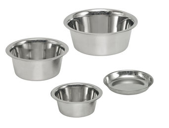 Nobby Futternapf für Hunde aus Edelstahl Silber 450 ml - 0,35 l – Bild 1 von 6