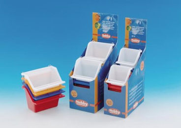 Nobby Futternapf für Vögel aus Kunststoff bunt Größe M - 130 ml – Bild 1 von 3