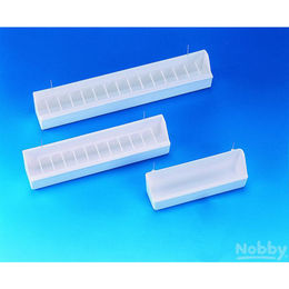 Produktbild von Nobby Futternapf für Vögel mit Drahthaken weiß 39 x 5,5 x 6,5 cm