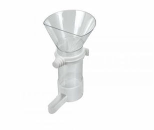 Nobby Futternapf für Vögel weiß transparent aus Kunststoff - 190 ml – Bild 1 von 4