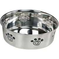 Produktbild von Nobby Futternapf Heavy Spiral aus Edelstahl rutschfest Silber - 2 l