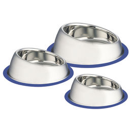 Produktbild von Nobby Futternapf Slope aus Edelstahl Silber - 0,95 l