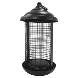 Nobby Futtersäule für Vögel aus Metall in Schwarz 25cm – Bild 1 von 3