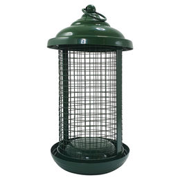 Nobby Futtersäule für Wildvögel aus Metall in Grün 25cm – Bild 1 von 3