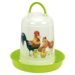 Nobby Geflügel Futterautomat Happy Futterspender für Hühner und Vögel aus Kunststoff 5L - 5 l – Bild 1 von 4