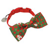 Produktbild von Nobby Glitzerhalsband Xmas mit Fliege aus Nylon in Bunt Größe M
