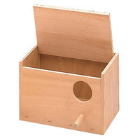 Produktbild von Nobby GS Nistkasten für Großsittiche aus Holz in Natur Weiß 30 x 20 x 20 cm