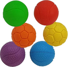 Produktbild von Nobby Gummibälle für Hunde bunt 45 Stück