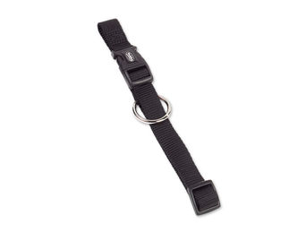 Nobby Halsband Classic aus Nylon Schwarz Größe L 13-20 cm – Bild 1 von 2