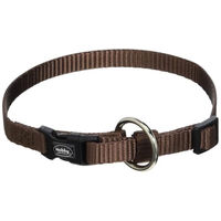 Produktbild von Nobby Halsband Classic Braun Nylon Größe L 20-35 cm Breite 10 mm
