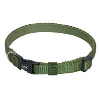 Produktbild von Nobby Halsband Classic Preno Mini Gurtband Grün Größe L 20-35 cm