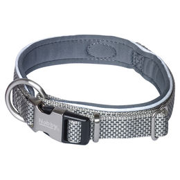 Produktbild von Nobby Halsband Classic Preno Royal Grau aus Nylon mit Verstellmöglichkeit 28-34 cm