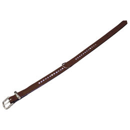 Produktbild von Nobby Halsband Crystal aus Kunstleder braun/schwarz 27cm - 27 cm