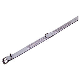 Produktbild von Nobby Halsband Crystal dreireihig aus Kunstleder grau/schwarz