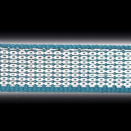 Nobby Halsband Full Reflect aus Nylon in Hellblau S-M mit Reflektoren – Bild 1 von 3