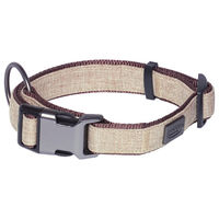Produktbild von Nobby Halsband Linen Deluxe braun aus Stoff 23-30 cm