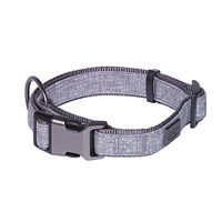 Produktbild von Nobby Halsband Linen Deluxe Grau Größe L 40-55 cm