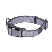 Produktbild von Nobby Halsband Linen Deluxe Grau Nylon 23-30 cm